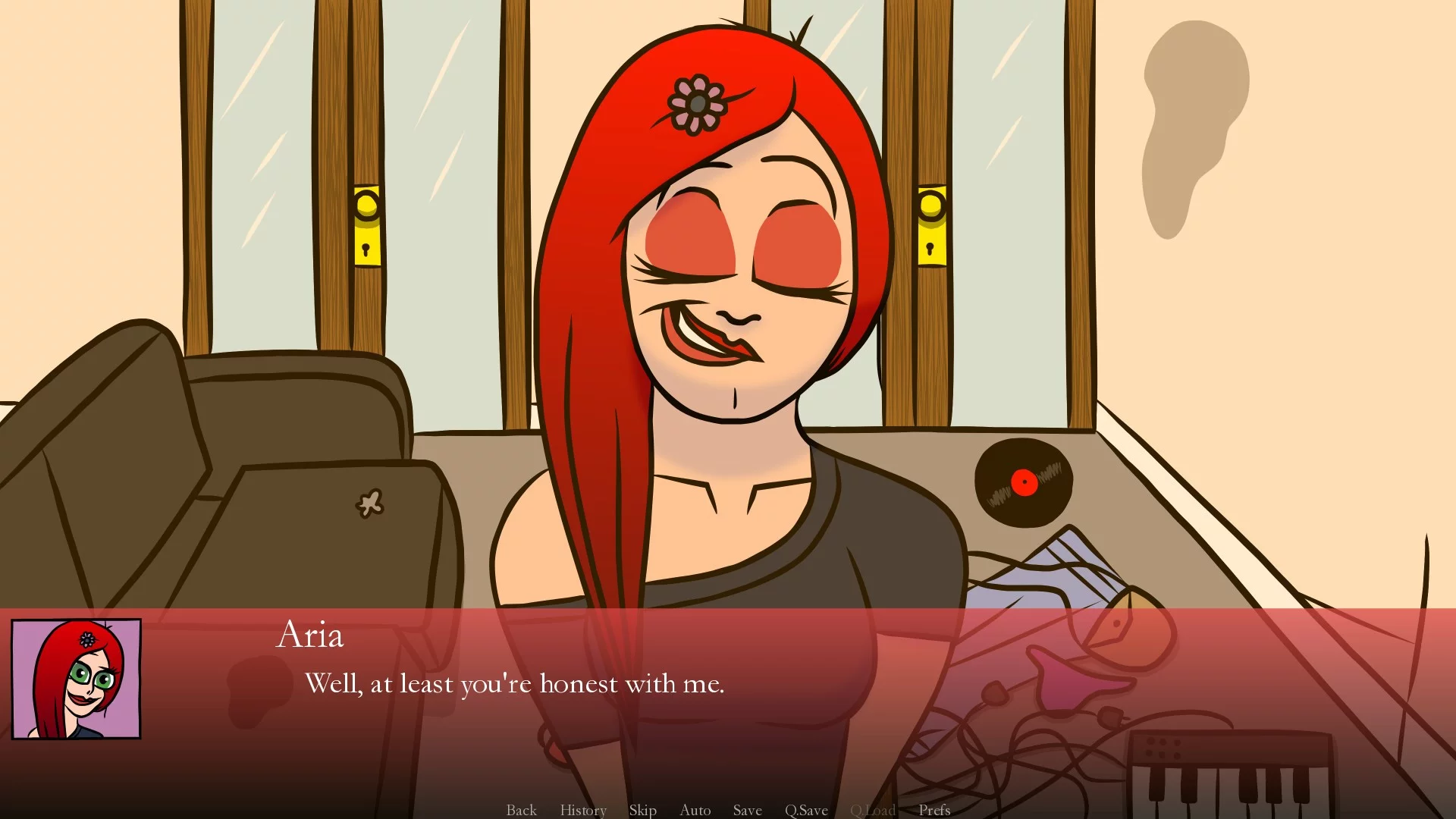 Изображение игры: Aria Dating Simulator