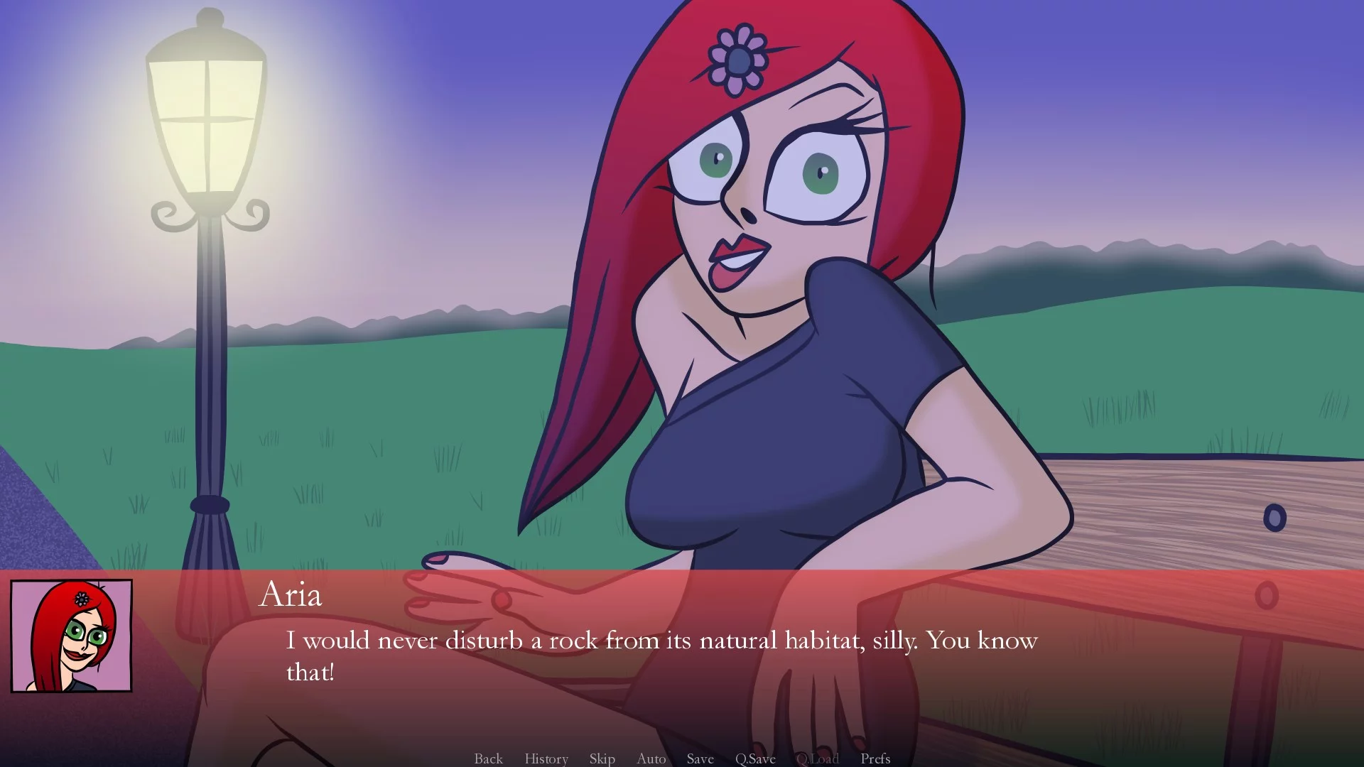 Изображение игры: Aria Dating Simulator