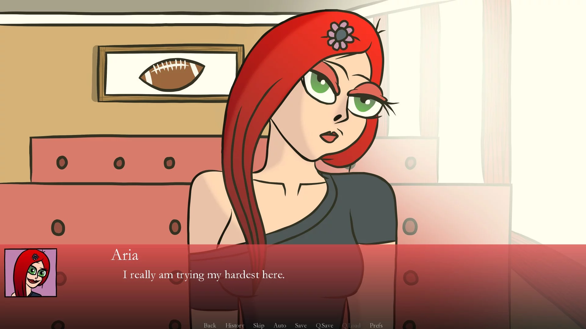 Изображение игры: Aria Dating Simulator