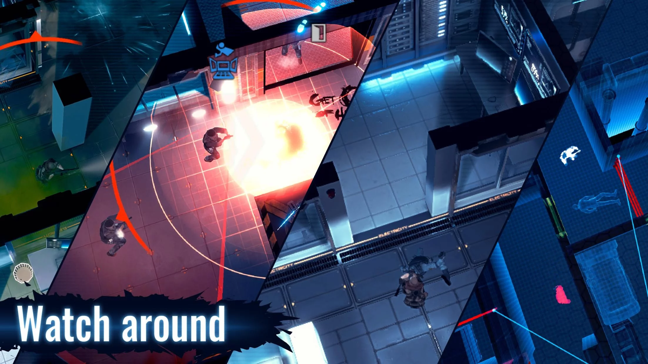 Изображение игры: Death Point: 3D Spy Top-Down Shooter, Stealth Game