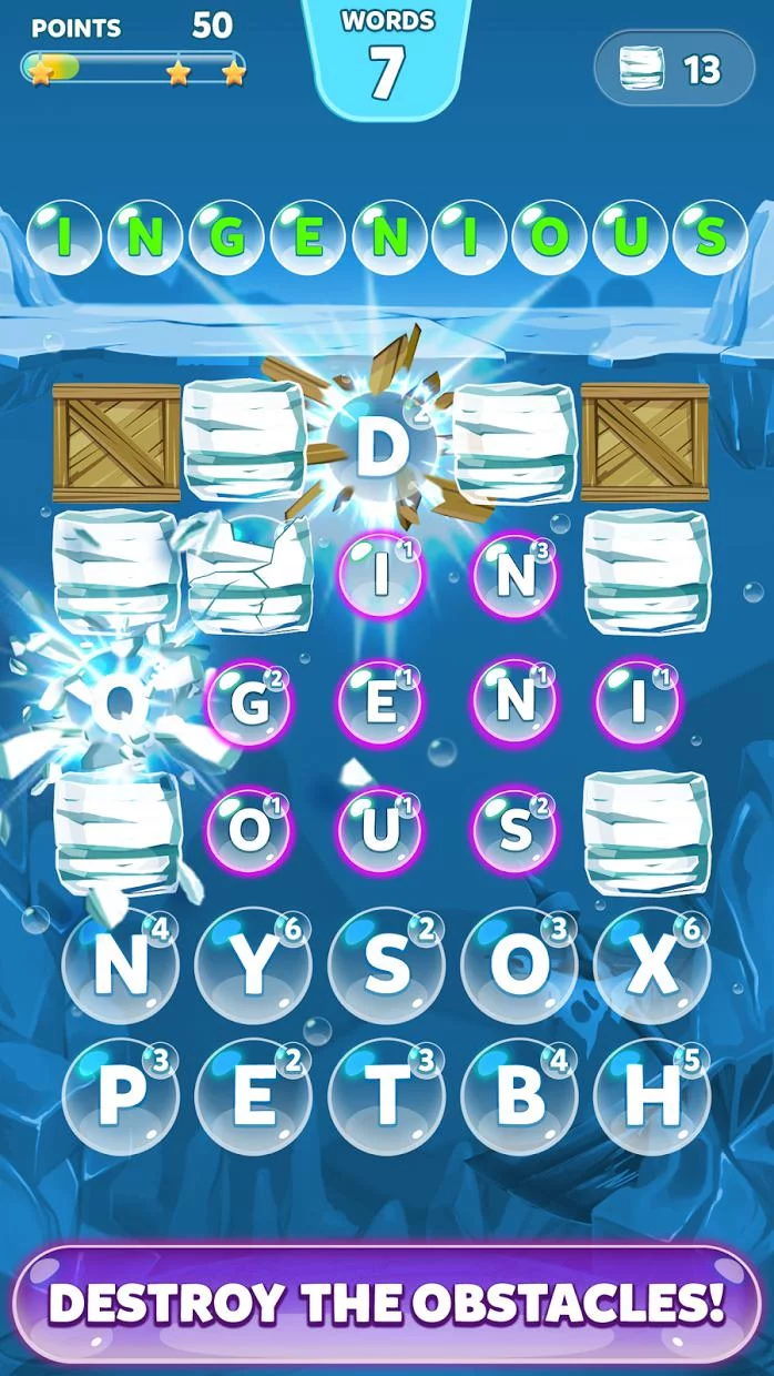 Изображение игры: Bubble Words - Letter Search