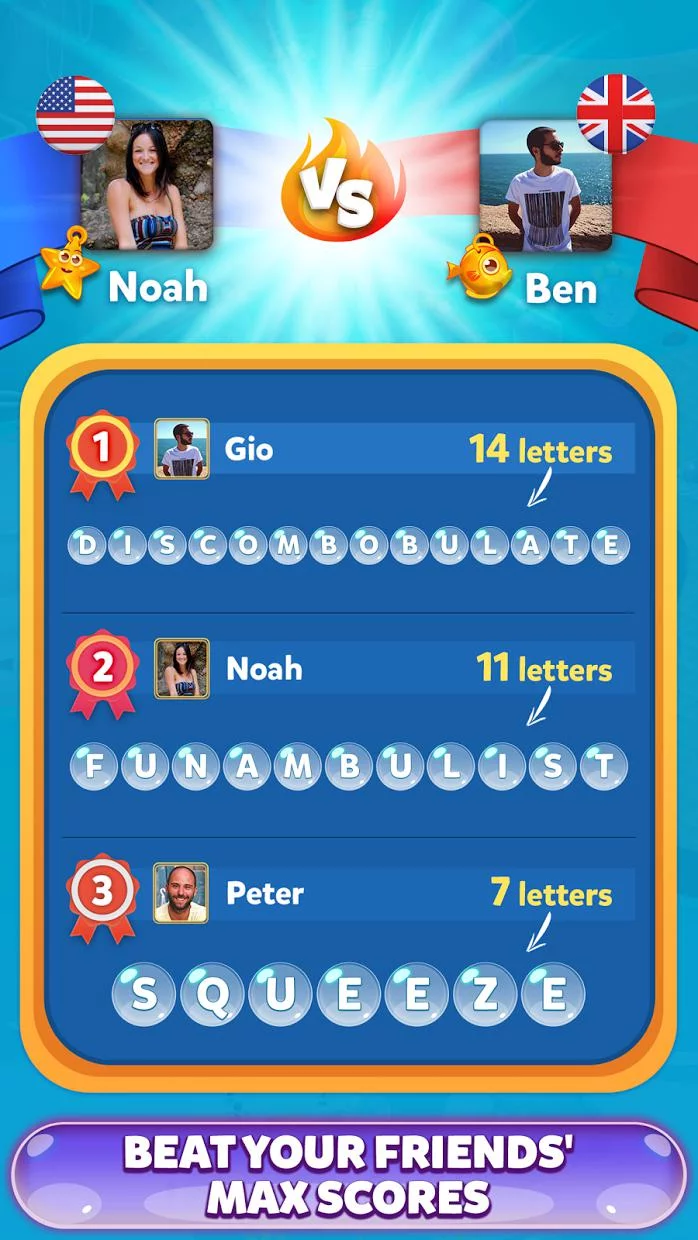 Изображение игры: Bubble Words - Letter Search