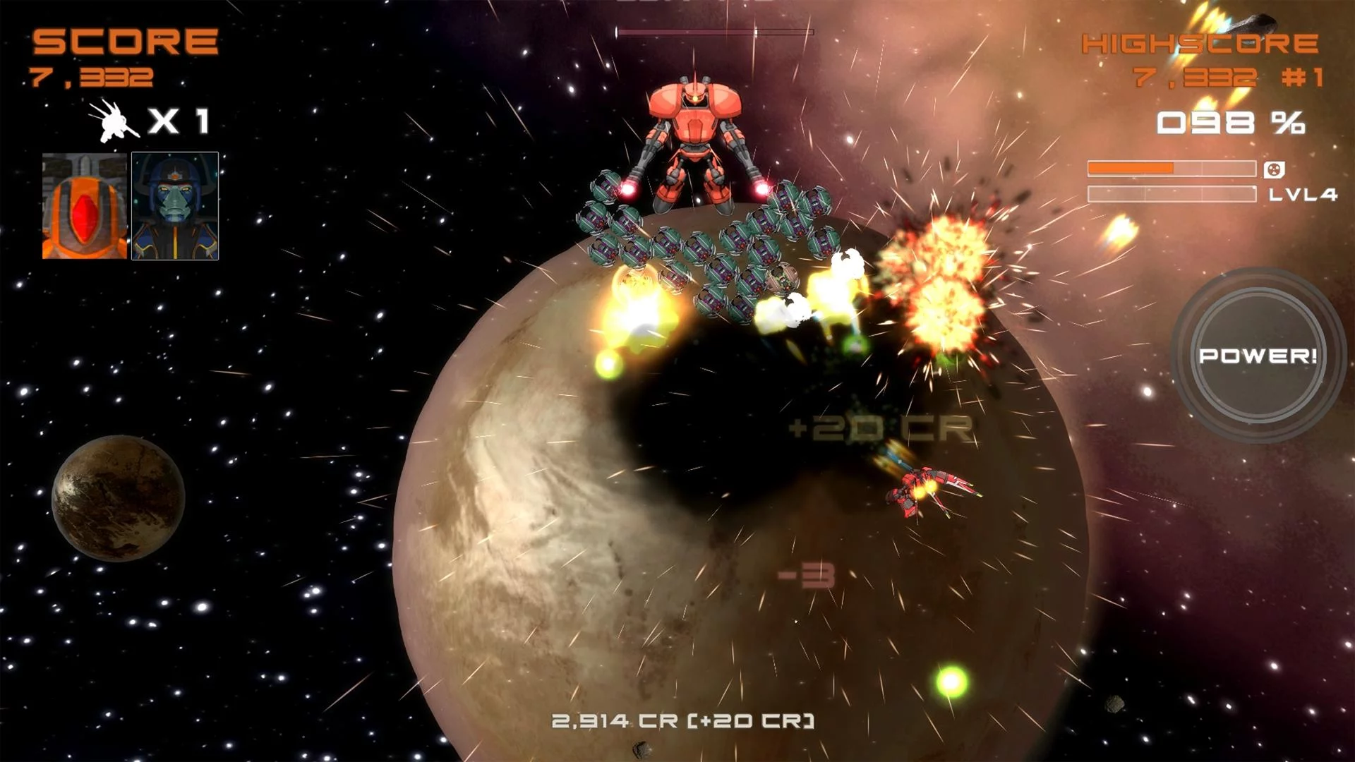 Изображение игры: Quantum Revenge - Mecha Robot Space Shooter