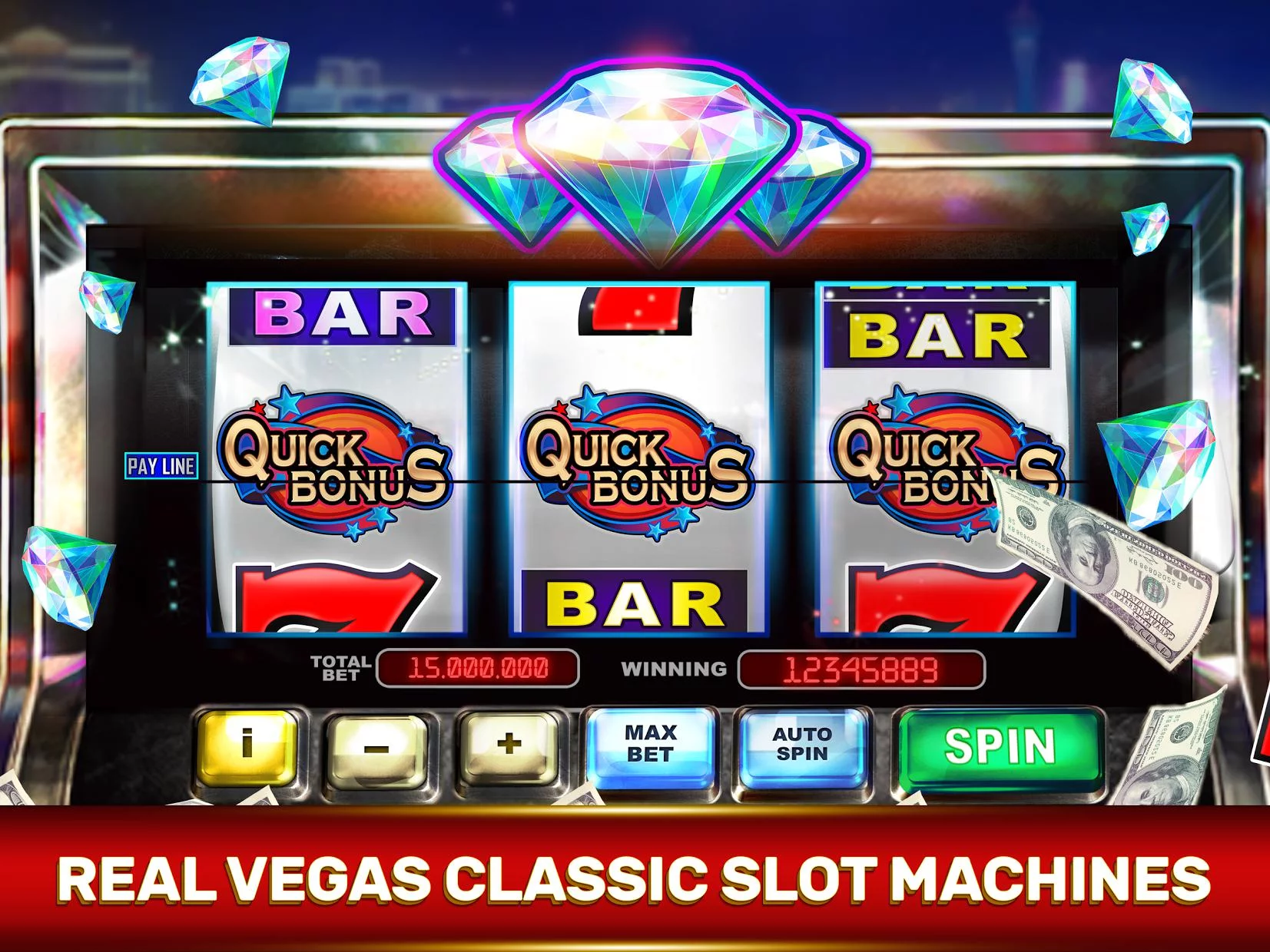 Изображение игры: Free Casino Slot Machines & Unique Vegas Games