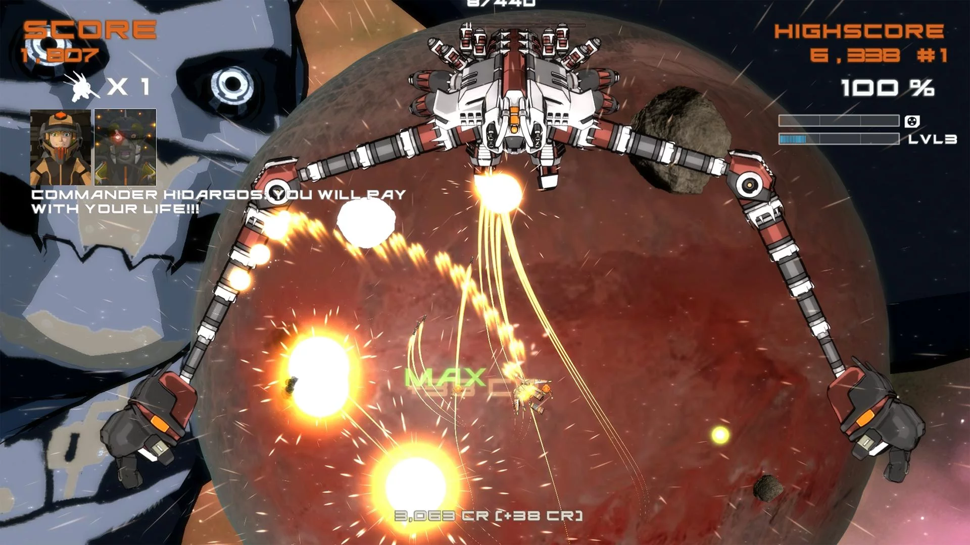 Изображение игры: Quantum Revenge - Mecha Robot Space Shooter