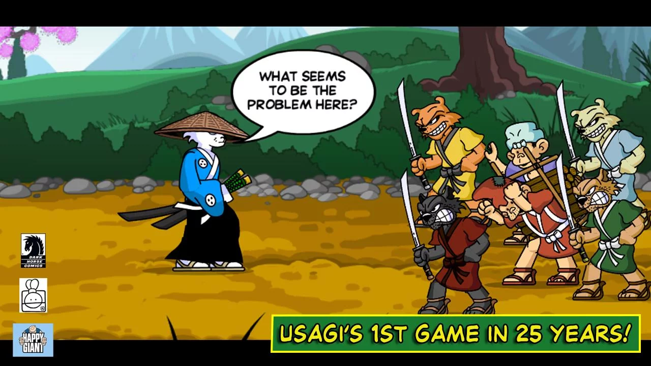 Изображение игры: Usagi Yojimbo:Way of the Ronin