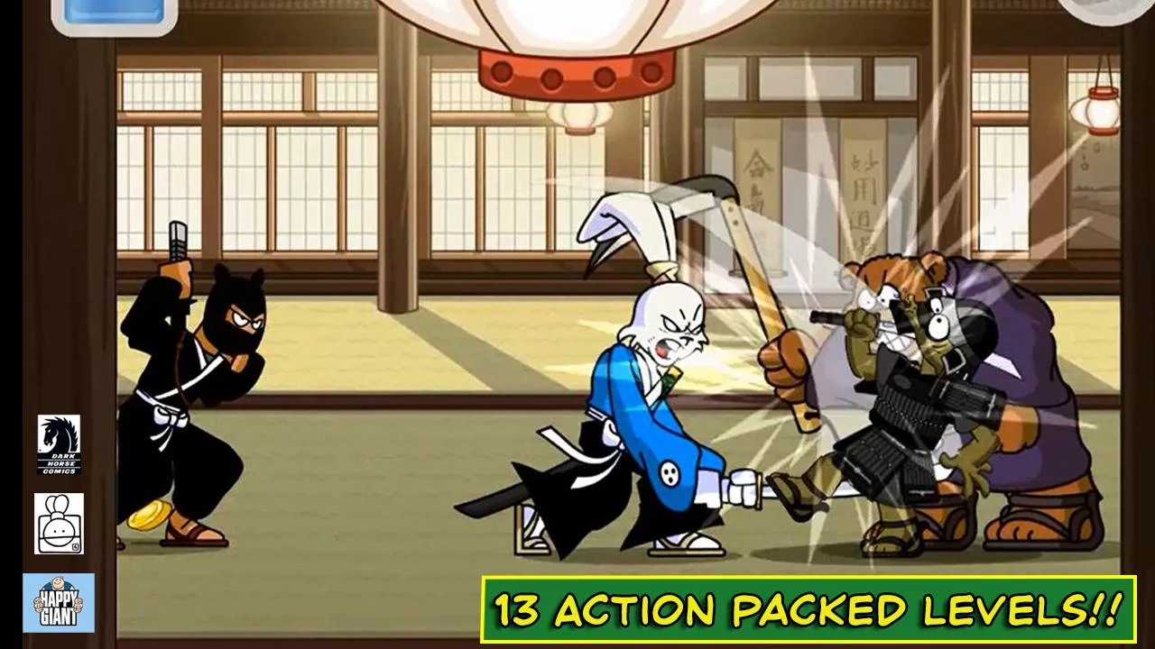 Изображение игры: Usagi Yojimbo:Way of the Ronin