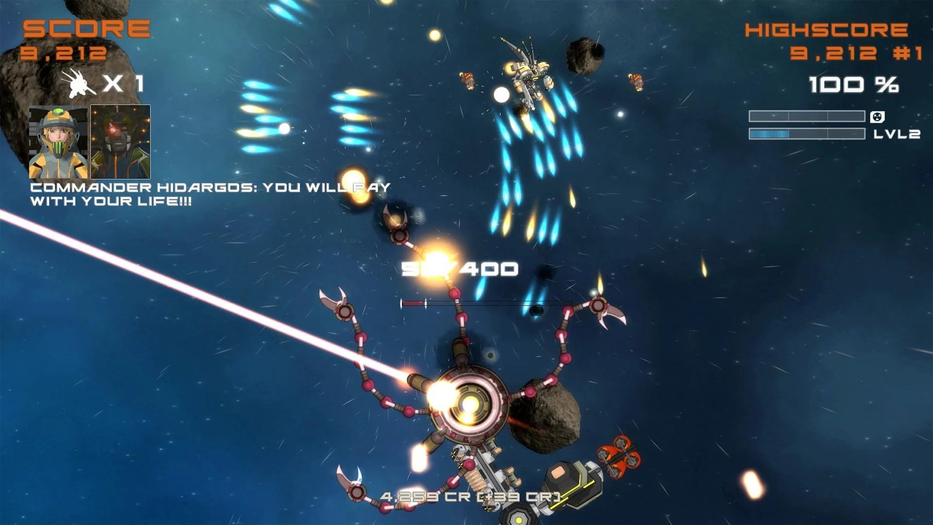 Изображение игры: Quantum Revenge - Mecha Robot Space Shooter