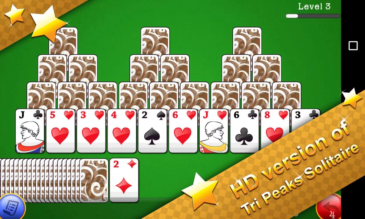 Изображение игры: Classic Tri Peaks Solitaire