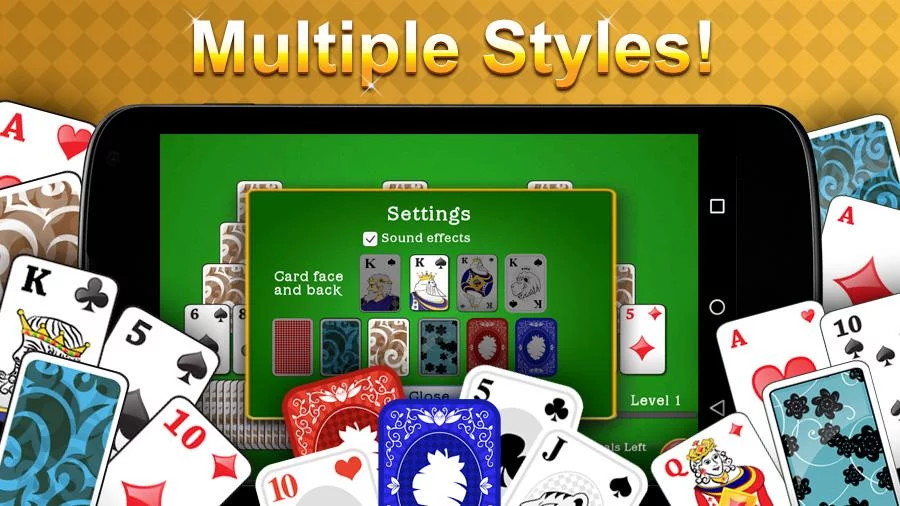 Изображение игры: Classic Tri Peaks Solitaire