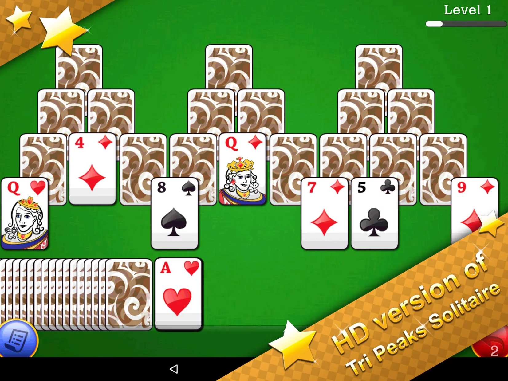 Изображение игры: Classic Tri Peaks Solitaire