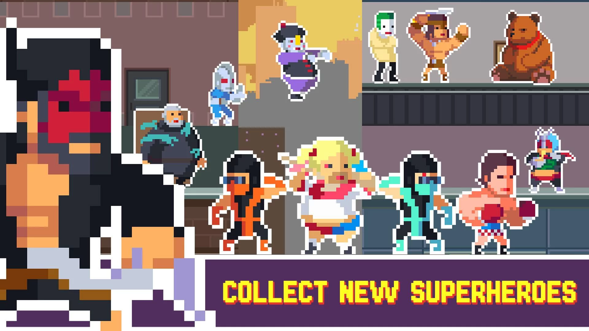 Изображение игры: Pixel Super Heroes