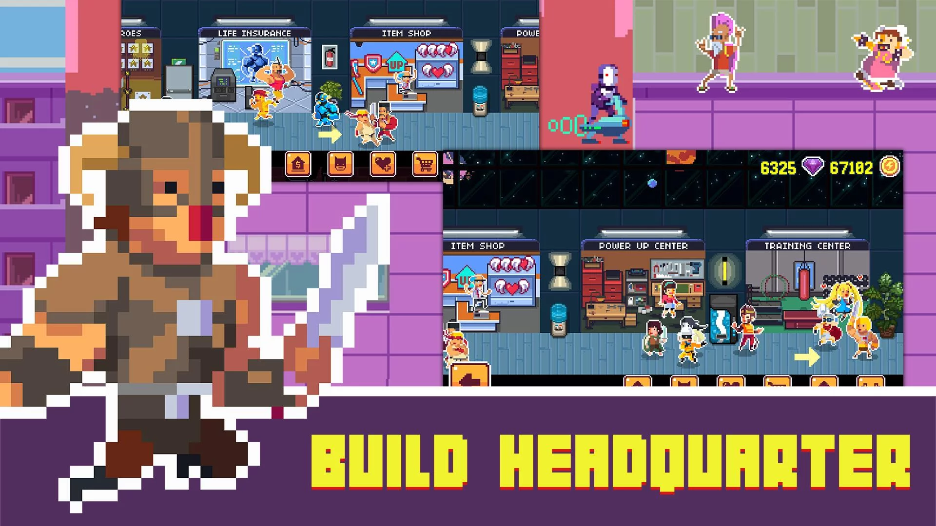 Изображение игры: Pixel Super Heroes