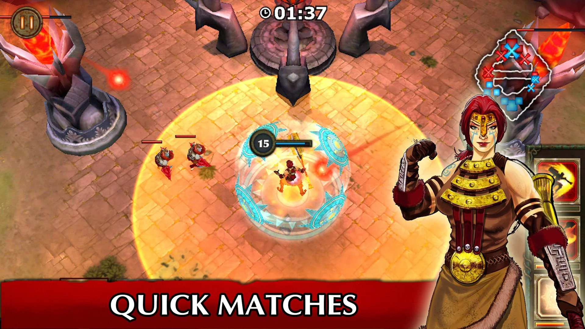 Изображение игры: Legendary Heroes MOBA