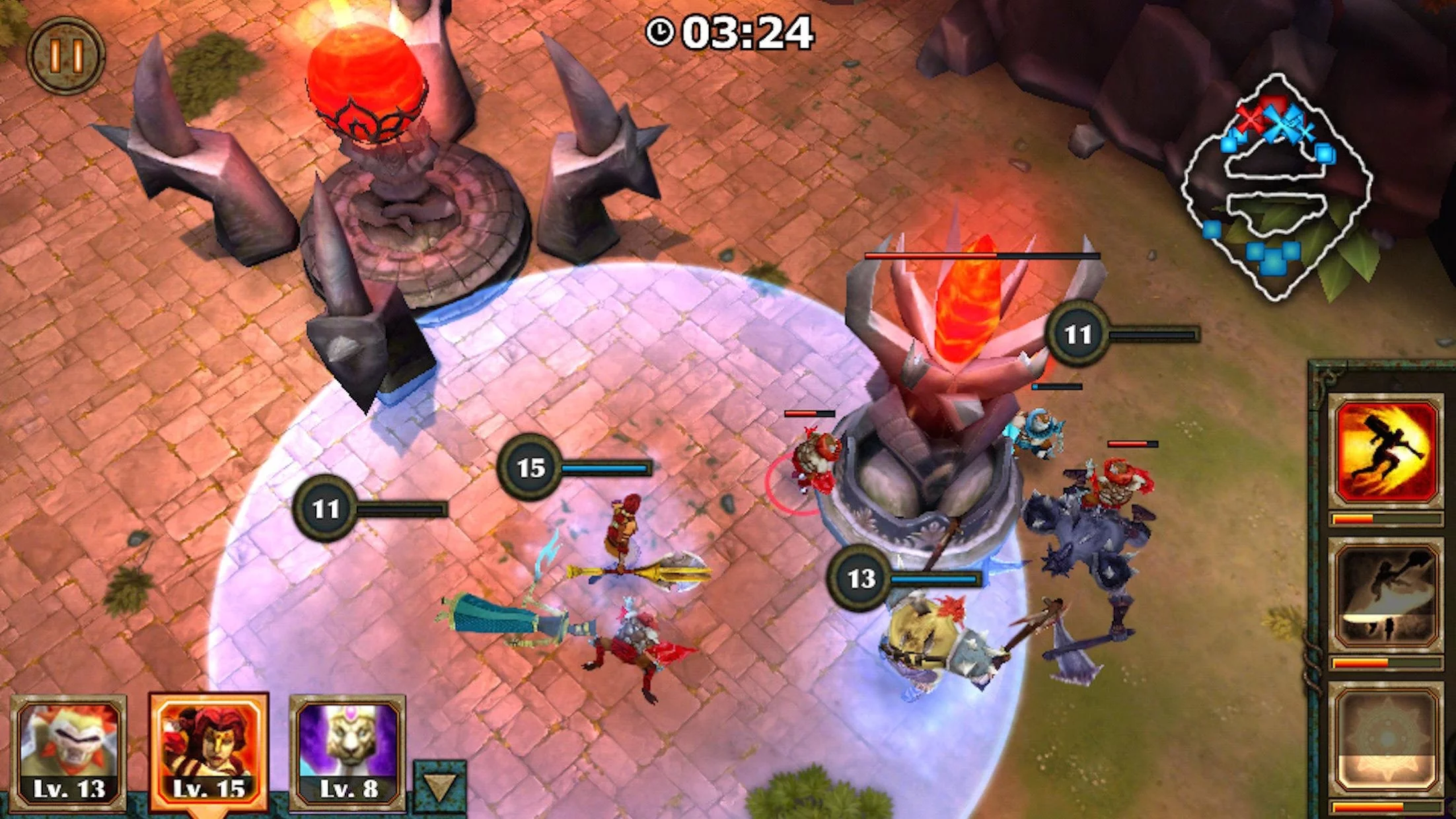 Изображение игры: Legendary Heroes MOBA
