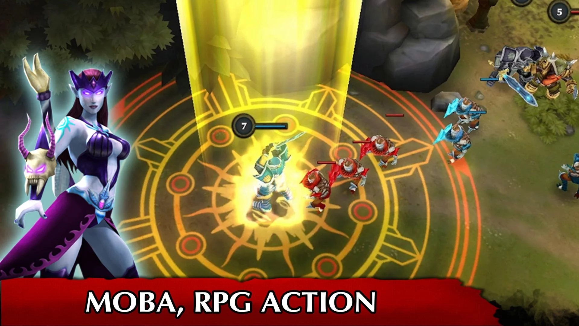 Изображение игры: Legendary Heroes MOBA