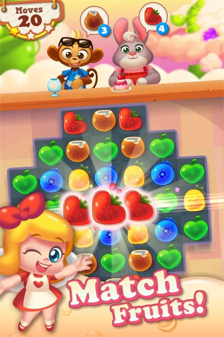 Изображение игры: Tasty Treats - A Match 3 Puzzle Game