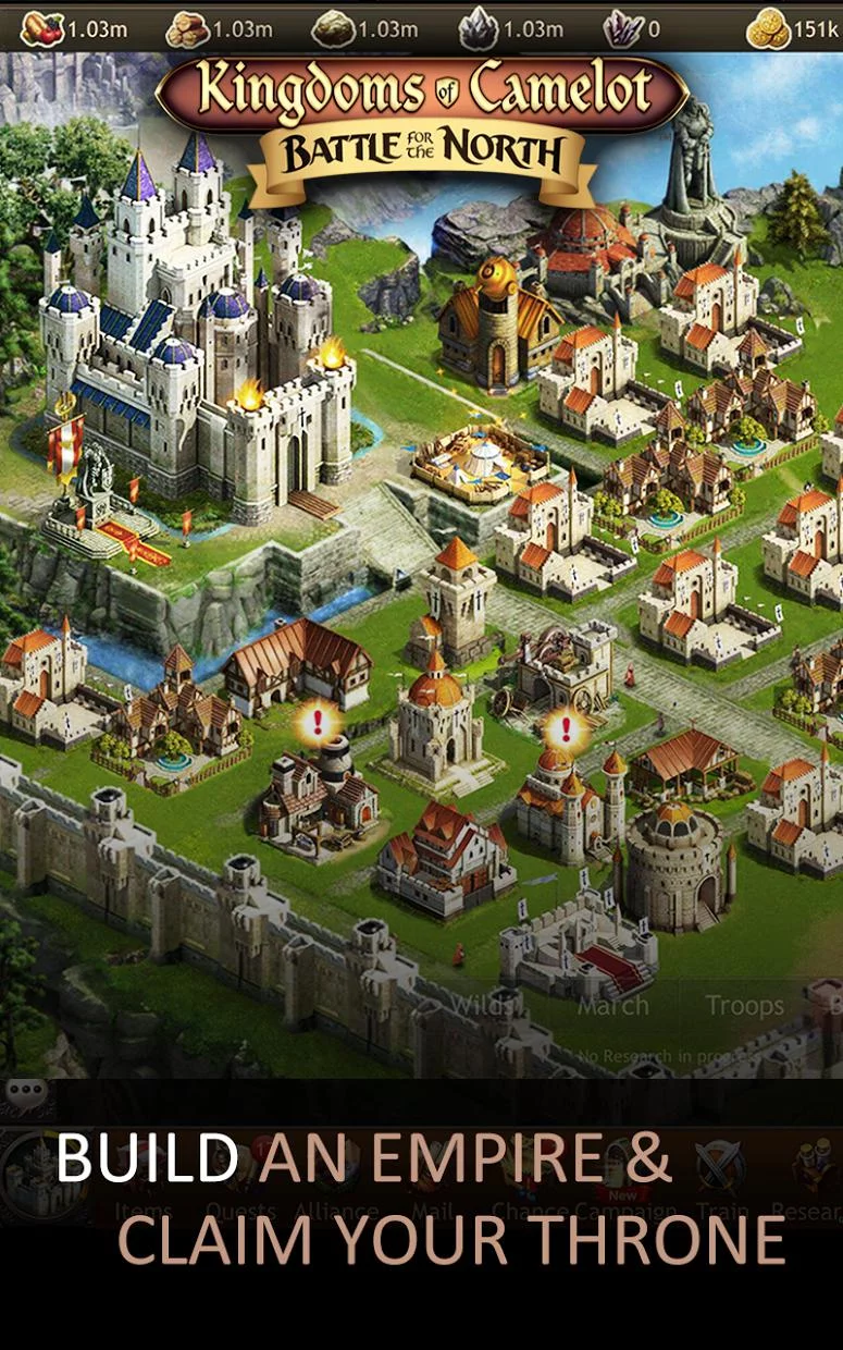 Изображение игры: Kingdoms of Camelot: Battle