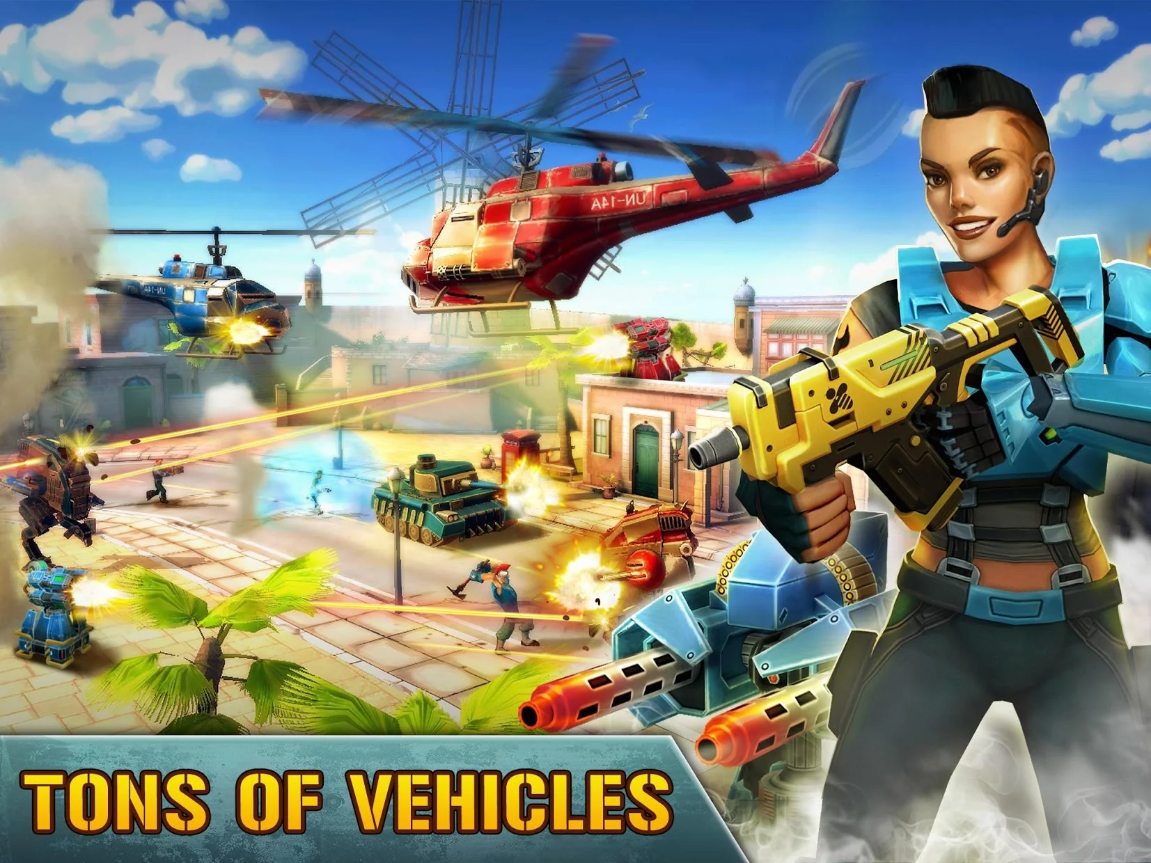Изображение игры: Blitz Brigade - Online FPS fun