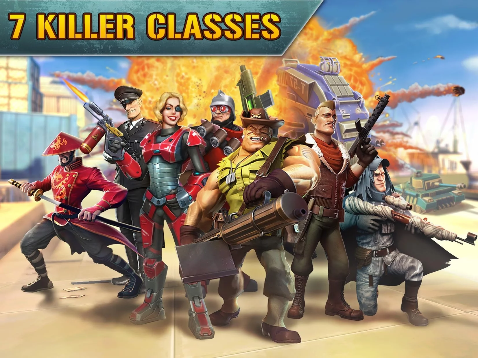 Изображение игры: Blitz Brigade - Online FPS fun