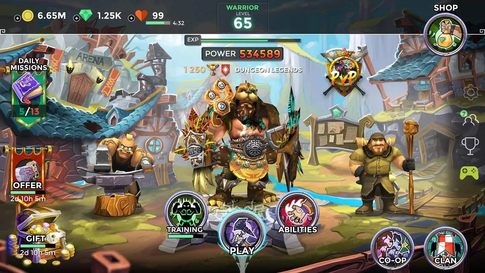 Изображение игры: Dungeon Legends - PvP Action MMO RPG Co-op Games