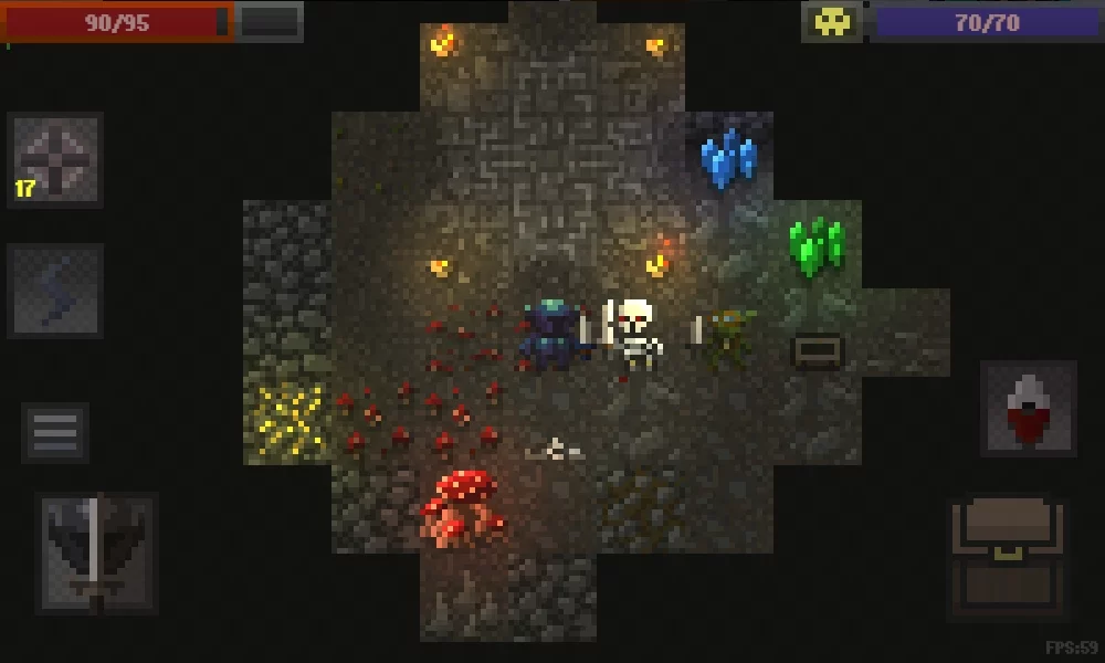 Изображение игры: Caves (Roguelike)