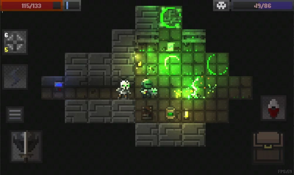 Изображение игры: Caves (Roguelike)