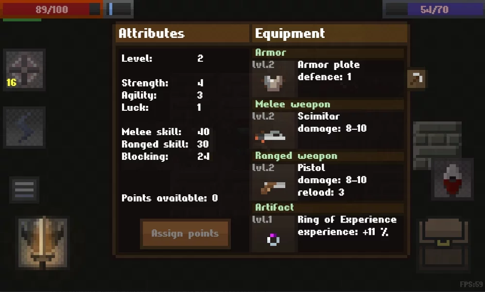 Изображение игры: Caves (Roguelike)