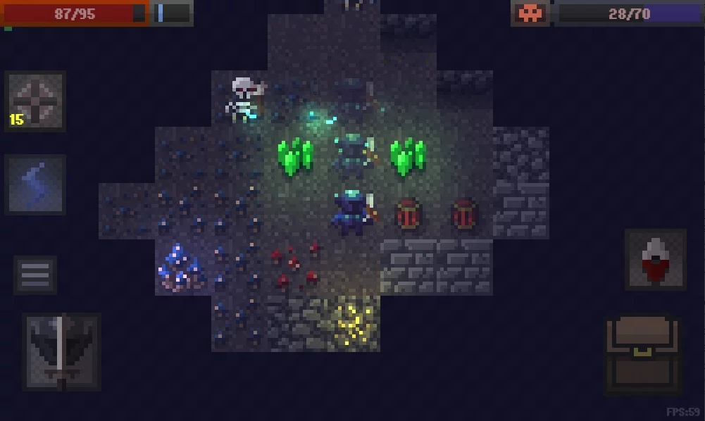 Изображение игры: Caves (Roguelike)