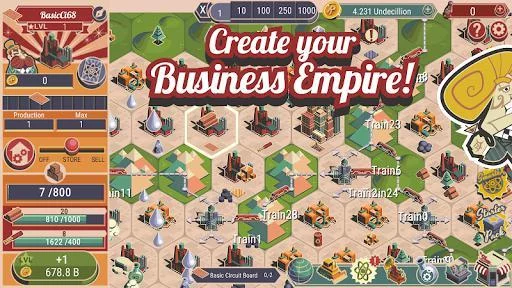 Изображение игры: Rocket Valley Tycoon - Idle Resource Manager Game