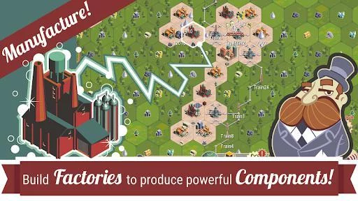 Изображение игры: Rocket Valley Tycoon - Idle Resource Manager Game