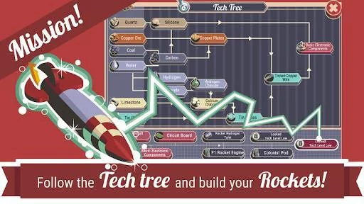 Изображение игры: Rocket Valley Tycoon - Idle Resource Manager Game