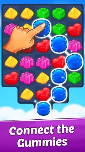 Изображение игры: Gummy Paradise - Free Match 3 Puzzle Game