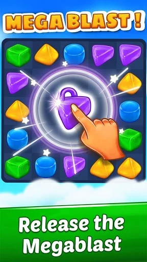 Изображение игры: Gummy Paradise - Free Match 3 Puzzle Game