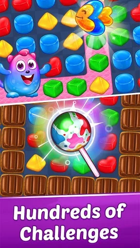 Изображение игры: Gummy Paradise - Free Match 3 Puzzle Game