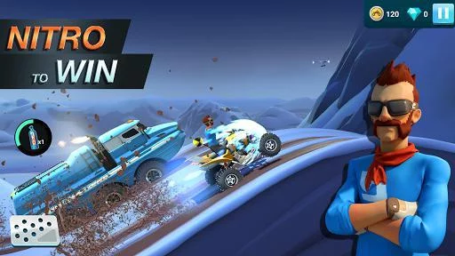 Изображение игры: MMX Hill Dash 2 – Offroad Truck, Car & Bike Racing