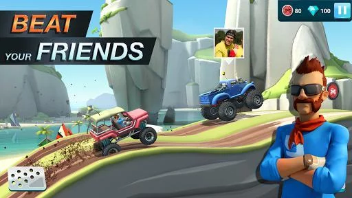 Изображение игры: MMX Hill Dash 2 – Offroad Truck, Car & Bike Racing