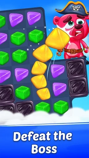 Изображение игры: Gummy Paradise - Free Match 3 Puzzle Game