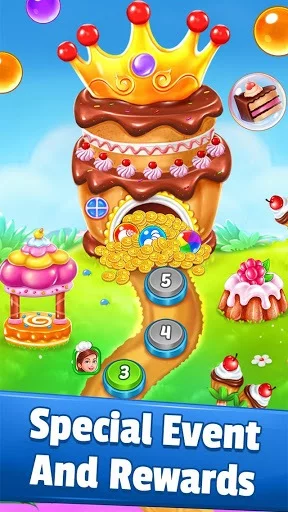 Изображение игры: Pastry Pop Blast - Bubble Shooter