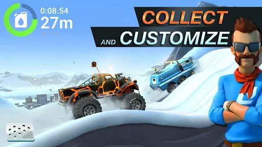 Изображение игры: MMX Hill Dash 2 – Offroad Truck, Car & Bike Racing