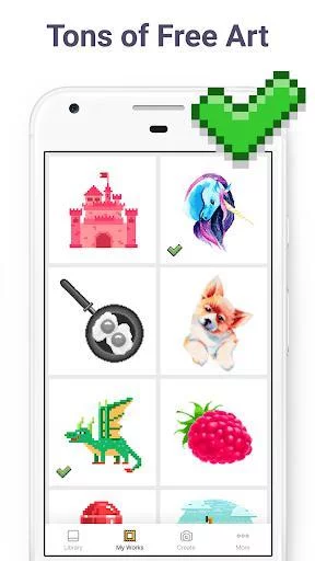Изображение игры: Pixel Art: Color by Number Game
