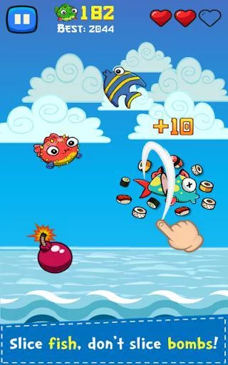 Изображение игры: Sushi Ninja