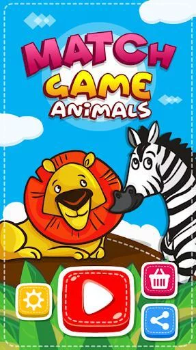 Изображение игры: Match Game - Animals