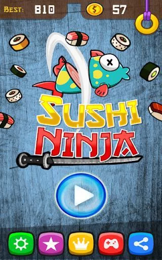 Изображение игры: Sushi Ninja