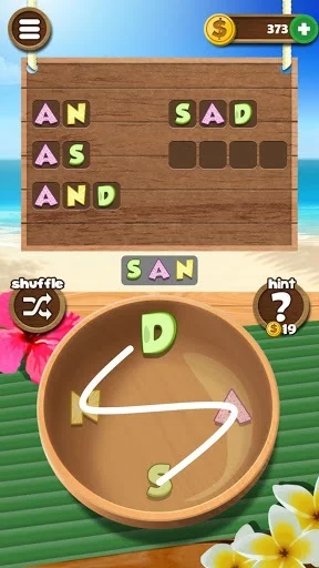 Изображение игры: Word Beach: Connect Letters, Fun Word Search Games