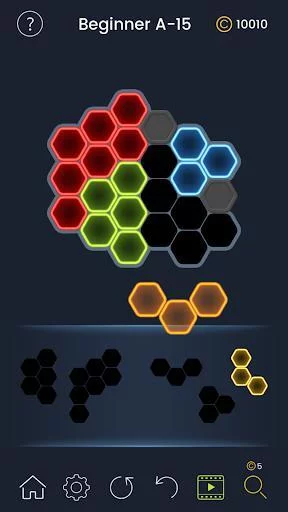 Изображение игры: Puzzle Glow: Brain Puzzle Game Collection