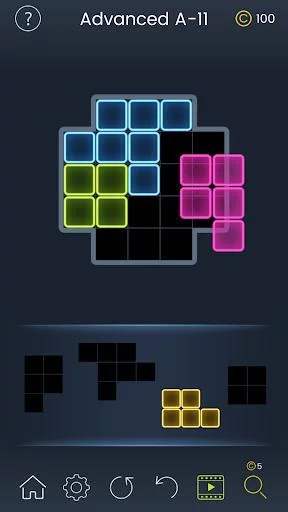Изображение игры: Puzzle Glow: Brain Puzzle Game Collection