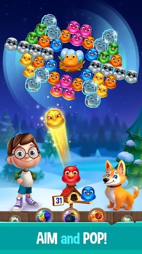 Изображение игры: Bubble Birds V - Color Birds Shooter