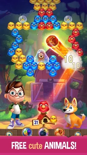 Изображение игры: Bubble Birds V - Color Birds Shooter
