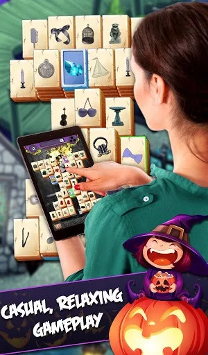 Изображение игры: Mahjong Mystery: Escape The Spooky Mansion